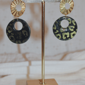 Promos 4 BO Créoles Classy Dark Leopard