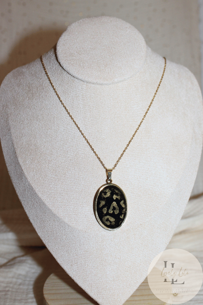 Collier Dark Leopard