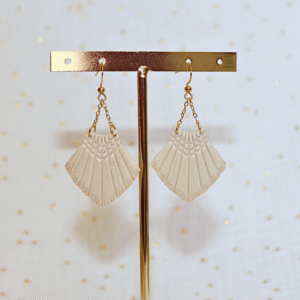 Promos 5 Macramé grande frange beige