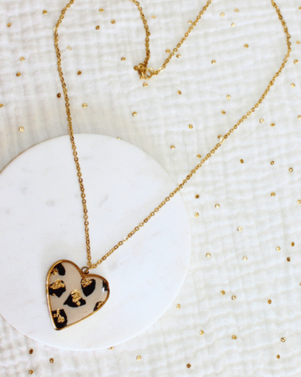 Collier Lovely Leopard Love