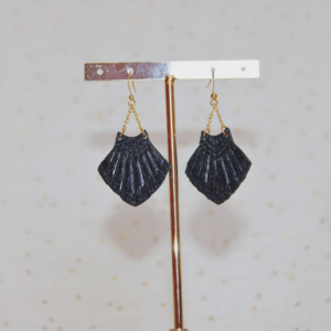 Promos 4 Macramé grande frange noir