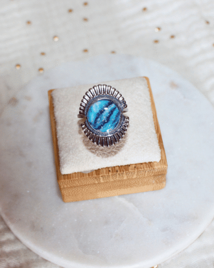 Rêves Bleus Bague argentée