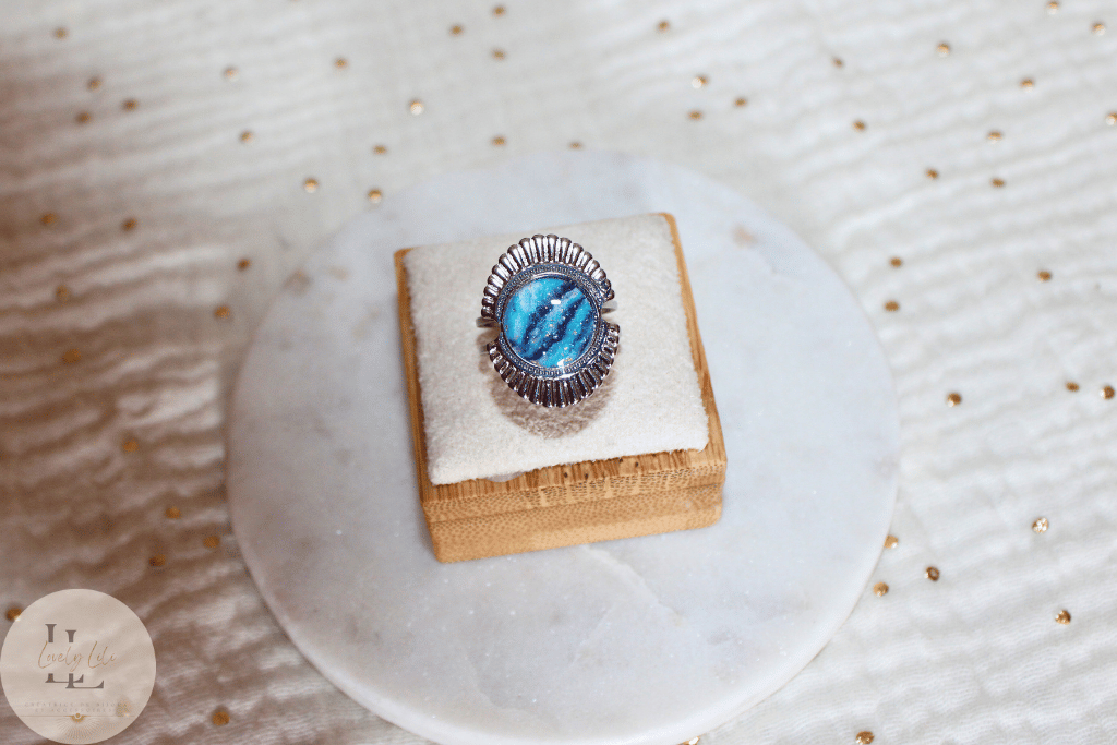 Rêves Bleus Bague argentée