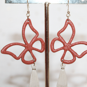 Promos 2 Papillon terracotta + macramé beige