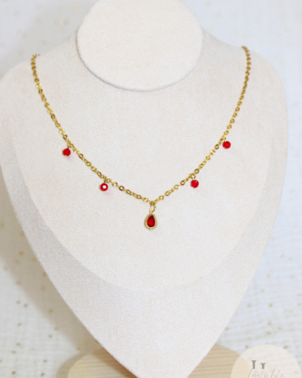 Collier Lovely Lady Red Valentine Lili 2025