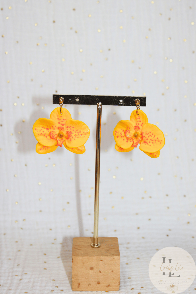 Bo Orchid XL Jaune Orange