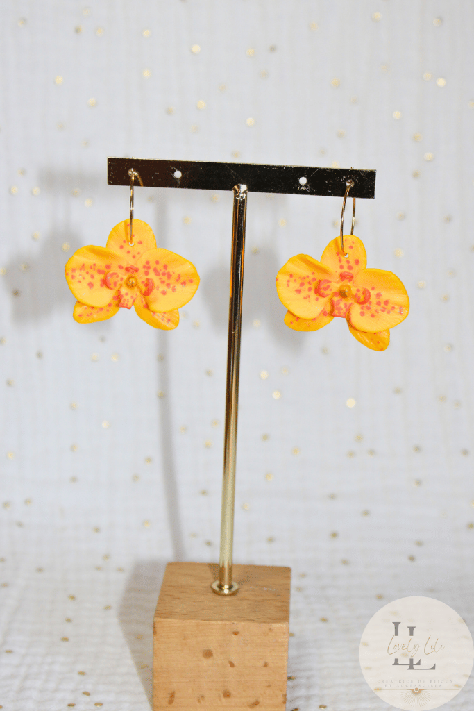 Bo Orchid L Jaune Orange