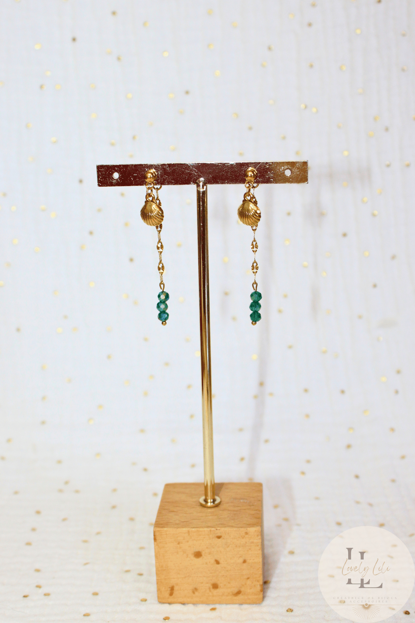 Boucle d&rsquo;oreille Lovely Sea coquillage