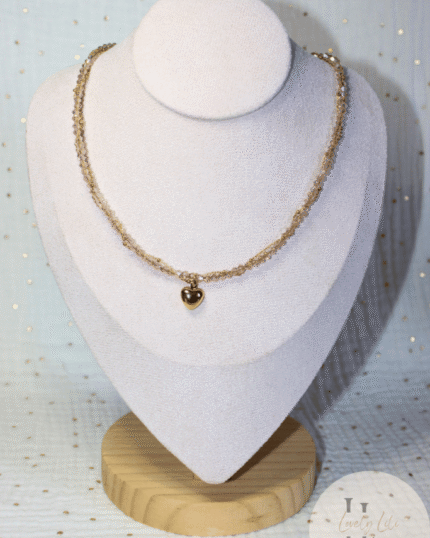 Collier Brillante Lili champagne