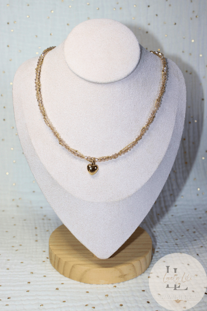 Collier Brillante Lili champagne