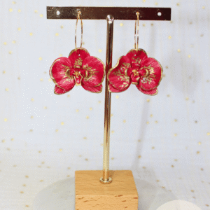 Bo Orchid L Red Christmas