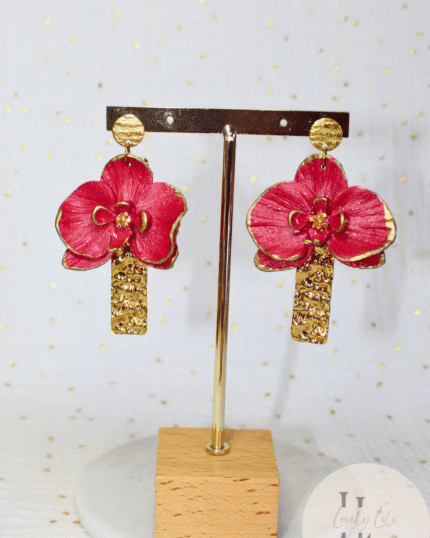 Bo Orchid XL Red Or Christmas