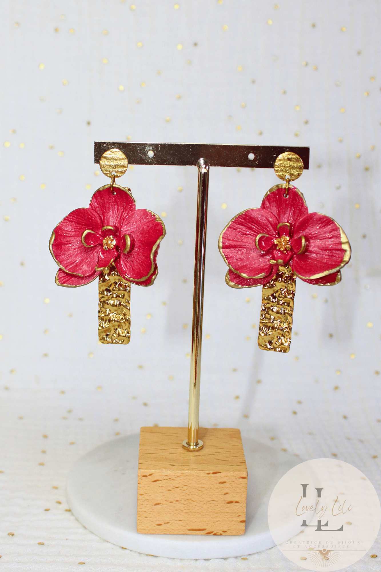 Bo Orchid XL Red Or Christmas