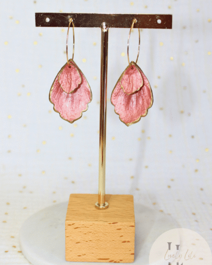 Bo Feuilles de Noel Rose gold