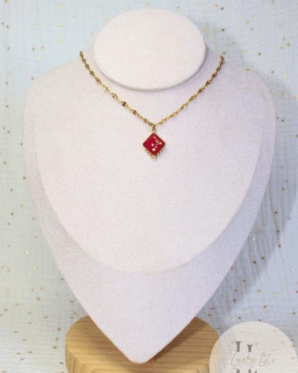 Collier Red Or de Noel