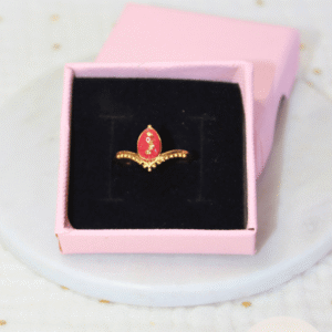 bague Lovely Christmas Red