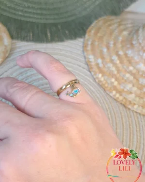 bague baleine portée