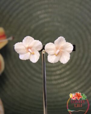 petite hibiscus centre gold rose puces zoom