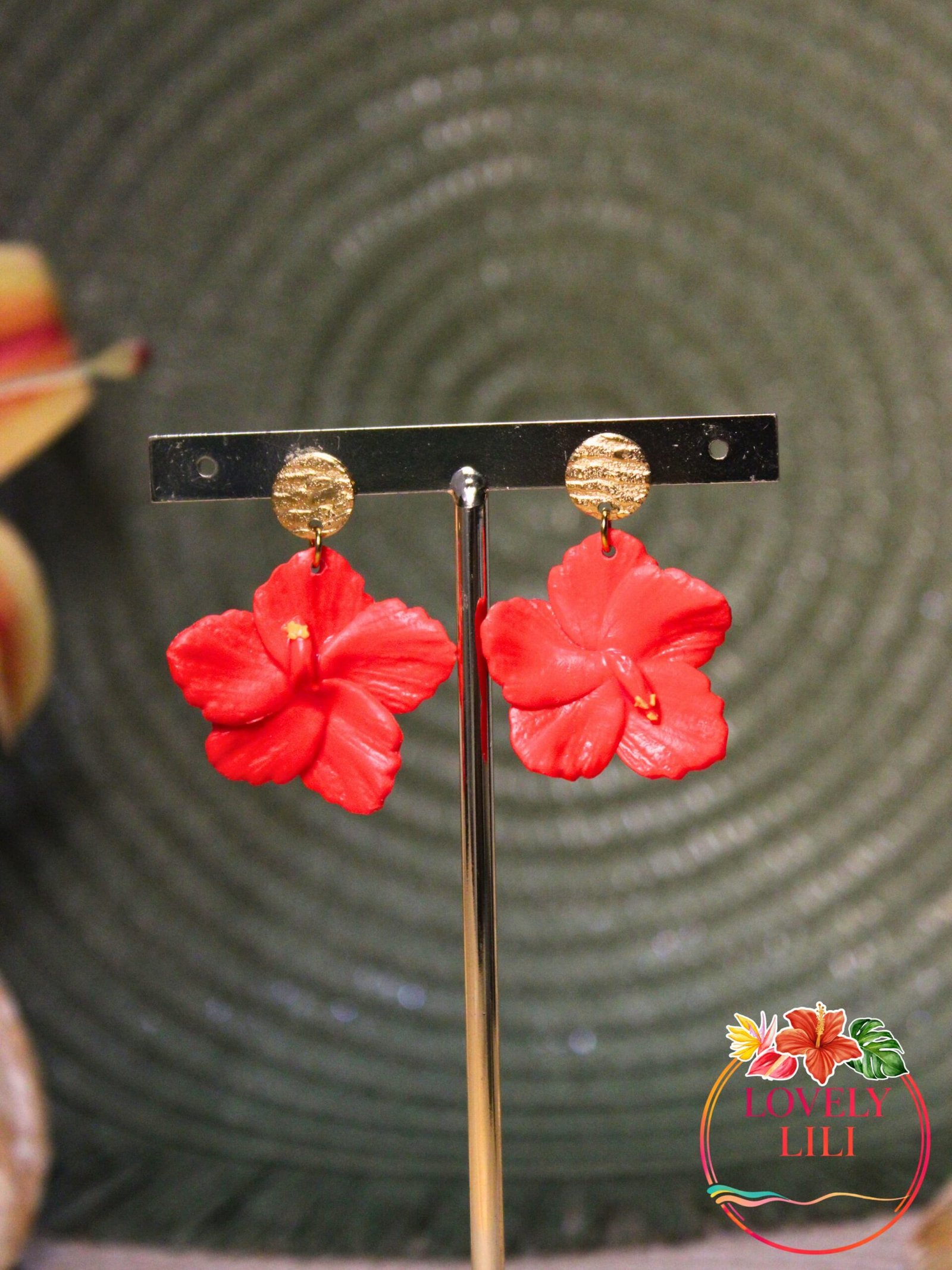 petite hibiscus rouge zoom