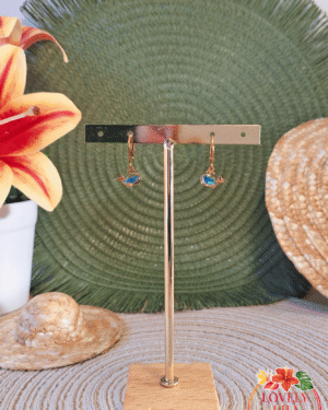 boucles d&rsquo;oreilles chant de la baleine – boucles rondes