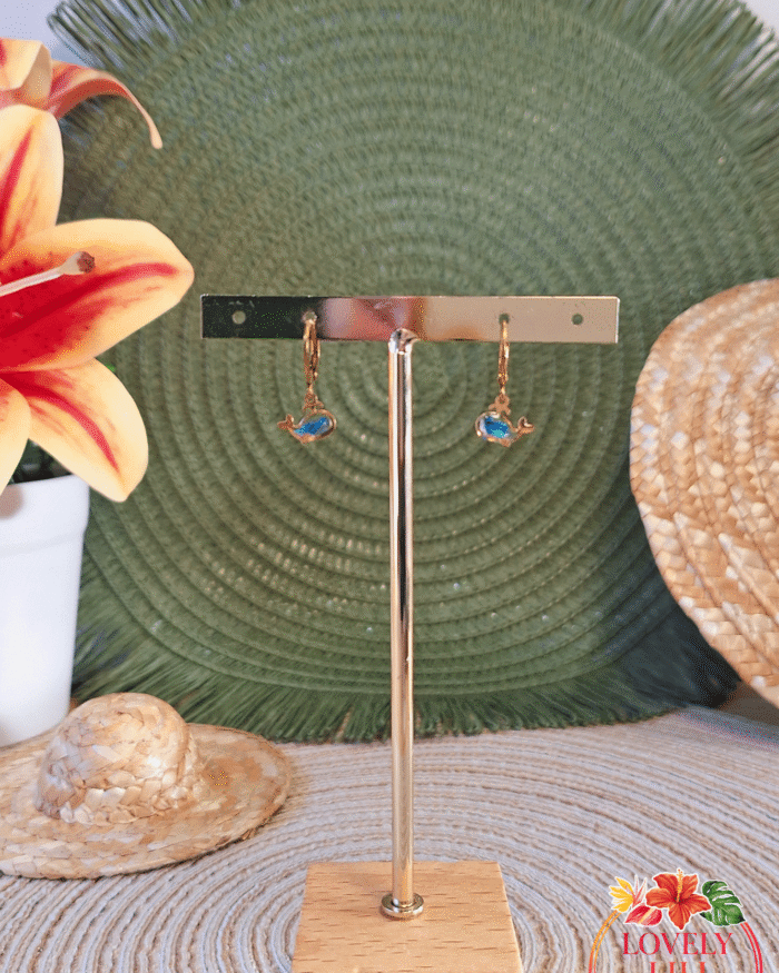 boucles d&rsquo;oreilles chant de la baleine – boucles rondes