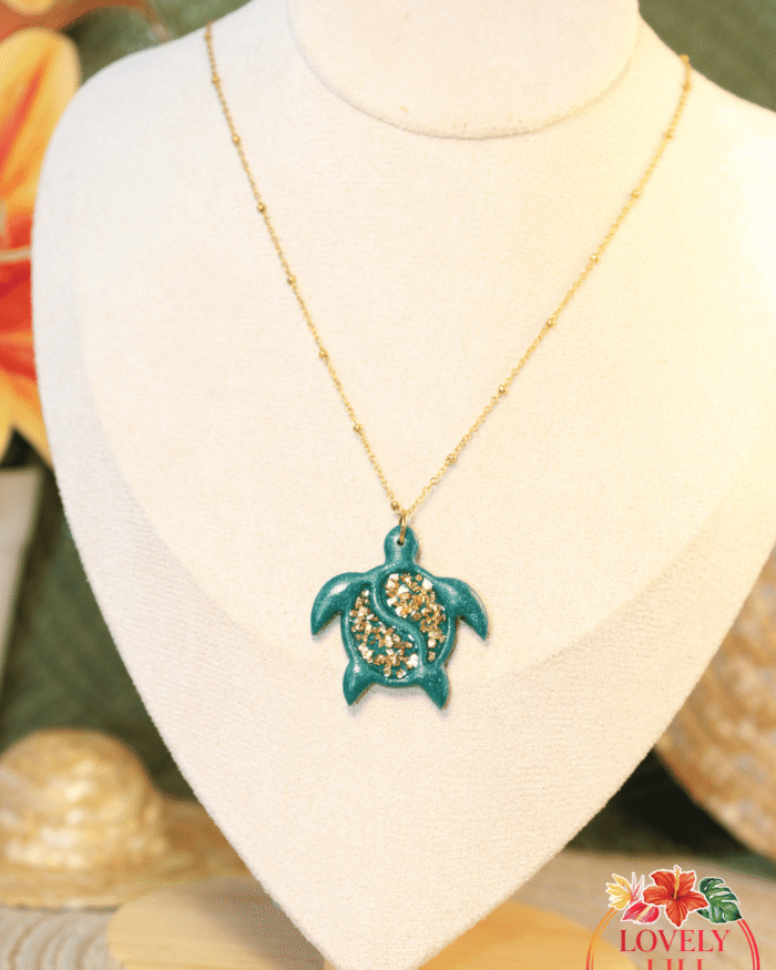 Collier Tortue Lovely Péi zoom