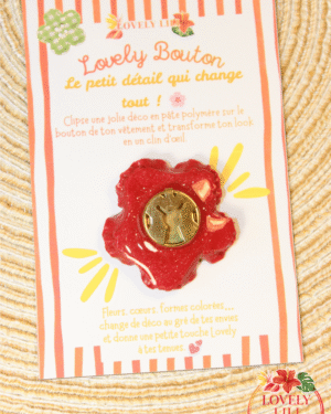 Lovely Bouton hibiscus rouge dos