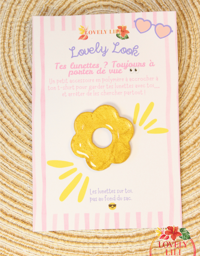 Lovely Look Fleur doré