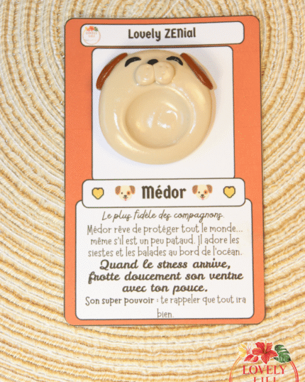 Lovely Zenial Pierre anti-stress Médor